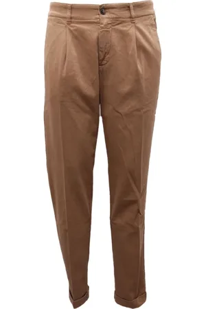ELEVENTY Cotton Trouser with Folded Leg