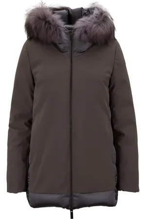 RRD Winter Jackets, female, , XS, Finnraccoon Fur Parka with High Collar