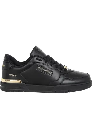 Philipp Plein Sneakers, male, , 10 UK, Lace-Up Plain Viper II Trainers