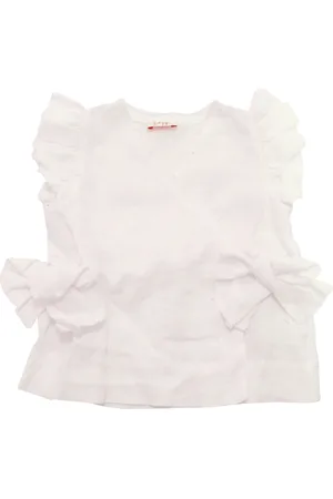 Il gufo Blouses, female, , 12 M, Kids Linen Shirt Made in Italy
