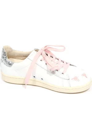 MOA MASTER OF ARTS Kids Leather Shoe /Pink Sequins