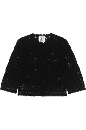 SEMICOUTURE Blouses, female, , M, Jumper with Button Fastening