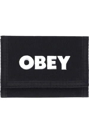 Obey Bold Logo Trifold Wallet