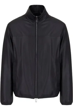 Emporio Armani Leather Jackets, male, , M, Lambskin Modern Blouson Jacket