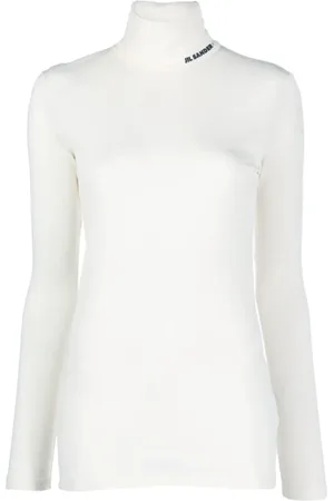 Jil Sander Natural Turtleneck Jumper