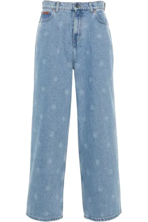 MARTINE ROSE Wide Jeans, male, , M, Wide Leg Jeans