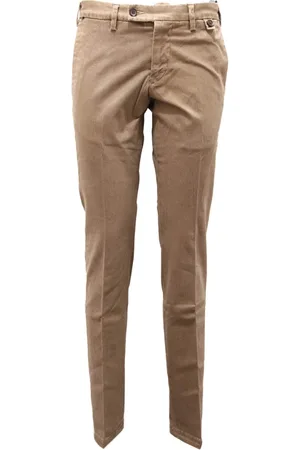 At.p.Co Chinos, male, , XS, Micro-Patterned Cotton Trousers