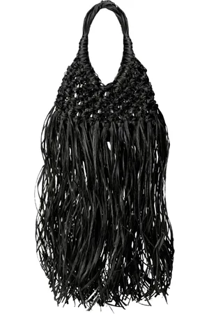 Hibourama Handbags, female, , ONE SIZE, Rafia Fringe Bag