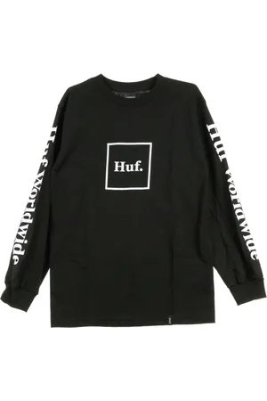 Huf Sweatshirts, male, , XL, Mens Long Sleeve Tee /White