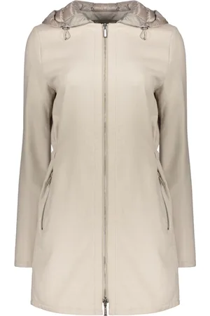 MOORER Parkas, female, , S, Padded Hood Zip-Up Jacket