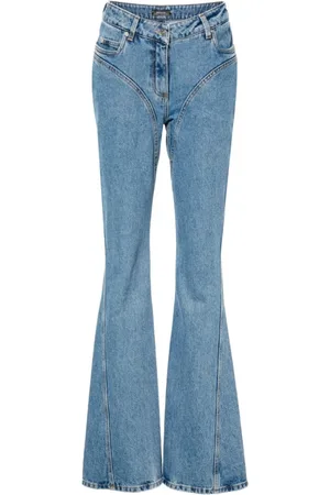 MUGLER Flared Jeans, female, , W29, Dark Denim Trousers Tokyo