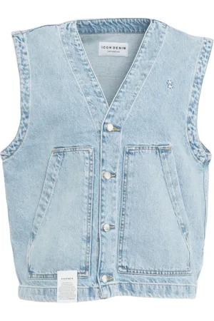 Icon Denim Vests, female, , S, Denim Vest for Women