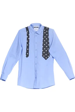Moschino Casual Shirts, male, , 2XL, Tie Print Shirt