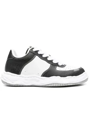MIHARA YASUHIRO Sneakers, female, , 6 UK, Wayne LOW Original Sole Basket Leather LOW TOP Sneaker /White