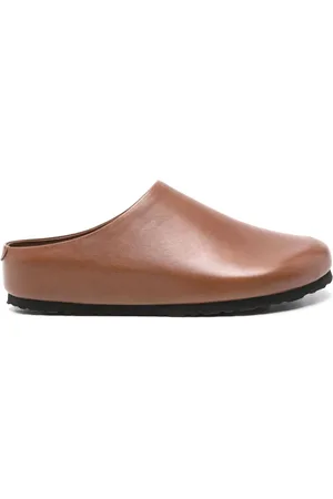 Soeur Mules, female, , 5 UK, Camel Round Toe Flat Shoes