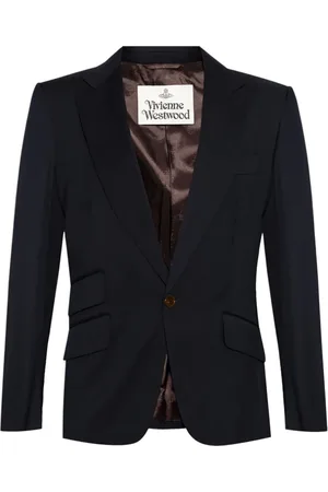 Vivienne Westwood Blazers, male, , M, Wool Peak Lapel Jacket