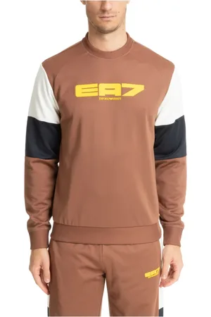 EA7 Patterned Multicolour Logo Sweatshirt with Pockets
