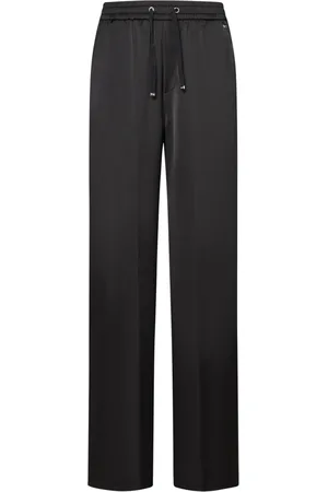 HERNO Straight Trousers, female, , XL, Stylish Polyester Crepe Trousers