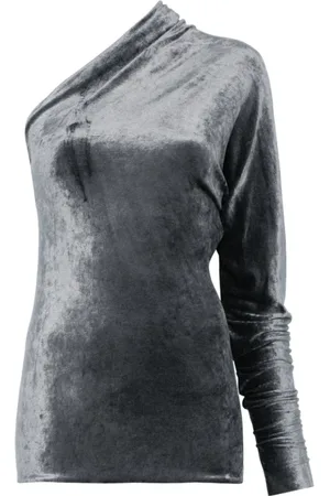 Rick Owens Blouses, female, , L, Steel Top