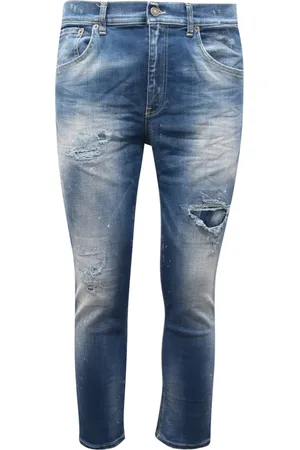 Dondup Skinny Trousers with Colorful Details