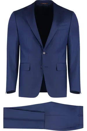 CANALI Wool Suit Jacket Trousers Set