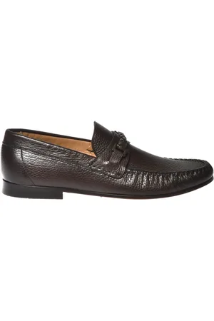BALDININI Dark tumbled loafer