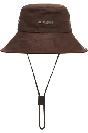 Jacquemus Denim Hats with Metal Details