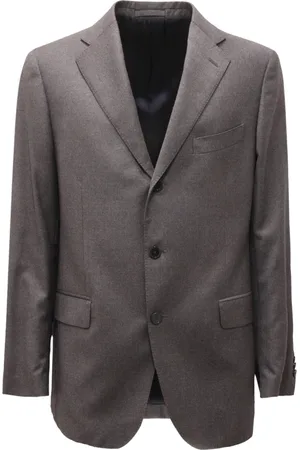 LARDINI Pinstripes Wool Suit Made in Italy
