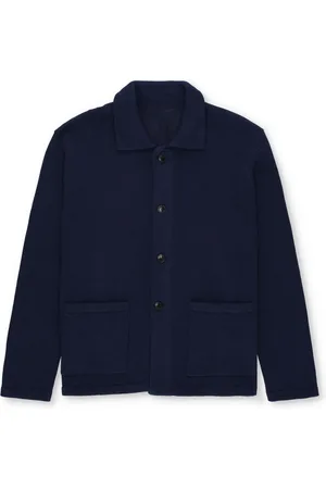 FORTELA Cashmere Knitwear, male, , XL, Knit Cardigan Classic Collar