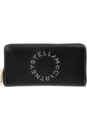 Stella McCartney Wallets & Cardholders, female, , ONE SIZE, Logo Wallet with Zip Closure