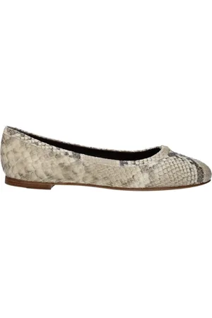 Chloé Ballerinas, female, , 4 UK, Python Ballerina Flat Slip-on Leather
