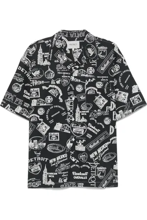 Carhartt Graphic Print Camp Collar Shirt