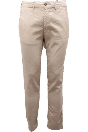 CRUNA Linen blend trousers, made in Italy