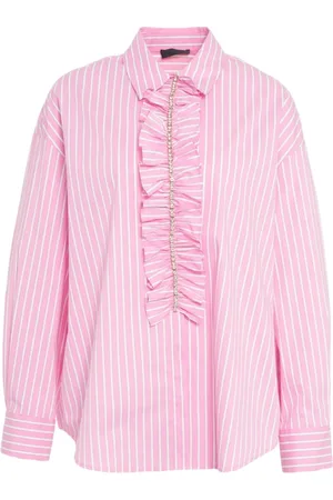 Liu Jo Striped Blouse with Kent Collar