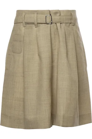 Jacquemus Casual Shorts, male, , L, Tailored Wool Wide Leg Shorts