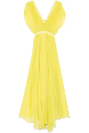FORTE FORTE Silk Crossed Neckline Dress