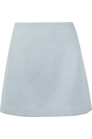 ALYSI Short Skirts, female, , M, Wool Flared Skirt with Invisible Zip