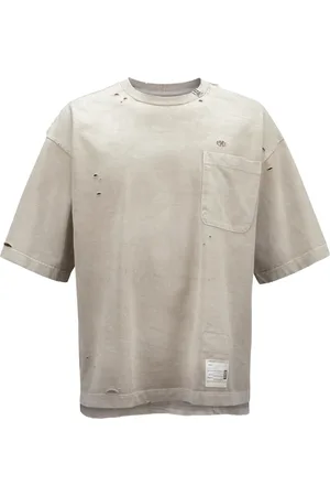 MIHARA YASUHIRO T-Shirts, female, , 2XS, Faded Oversized Beige Tee