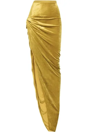 Rick Owens Maxi Skirts, female, , L, Edfu Acid Skirt Twist Style