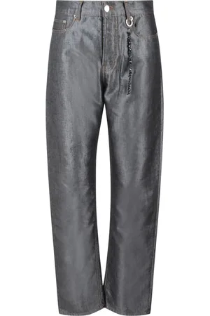 DARKPARK Chain Adorned Wide Leg Jeans