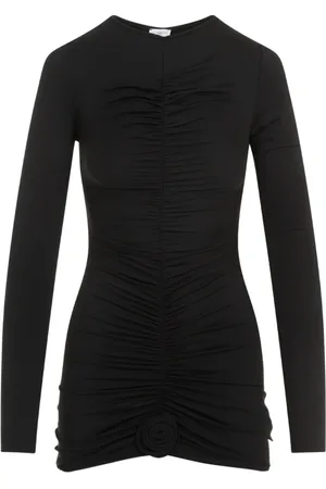 LA REVECHE Short Dresses, female, , L, Mini Dress with Flower Embroidery