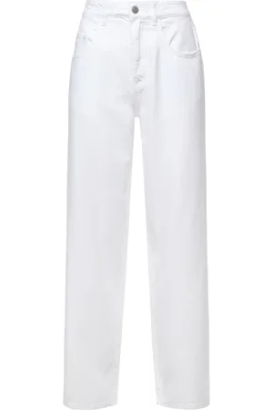 Icon Denim Wide Leg Cotton Jeans