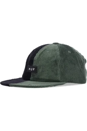 Huf Forest Green Velvet Flat Visor Cap