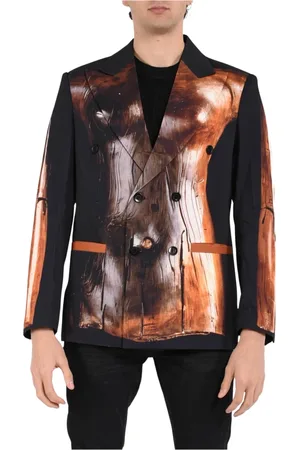 KIDSUPER STUDIOS Blazers, male, , M, Printed Jacket with Revers and Pockets