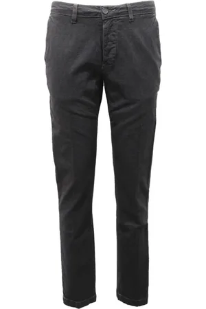 CRUNA Chinos, male, , XS, NEW Town piede-de-poule trouser grey