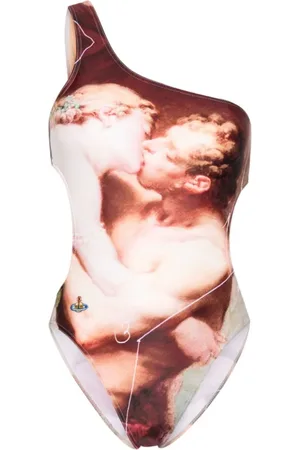 Vivienne Westwood One Shoulder Swimsuit Kiss Style