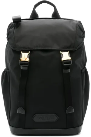 Tom Ford Foldover Backpack with Golden Buckles