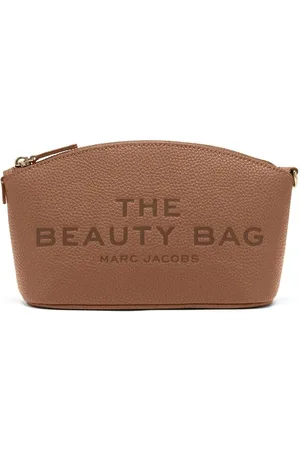 Marc Jacobs Leather Wristlet with Logo Print