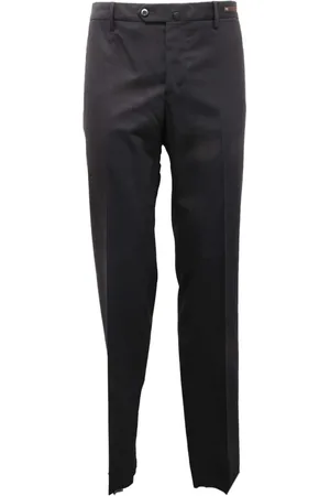 PT01 Wool Trousers Blue Stretch Model