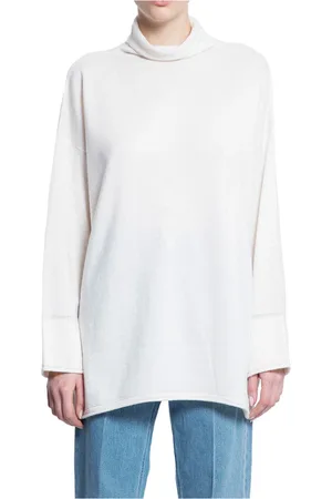 Max Mara Cashmere Silk Knit Turtleneck Jumper